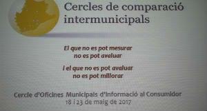 Pantalla anunci del taller de Cercels de comparació intermunicipals 2017.