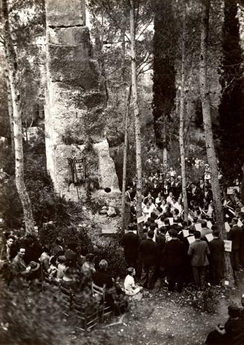 Visita del president Macià a Tarragona, 1932. AGDB. Fons: Diputació de Barcelona. Autoria: desconeguda