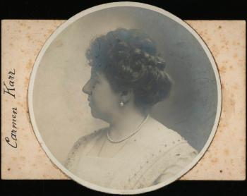 Carme Karr Alfonsetti (1865-1943). MAE. Fons antic. Autoria: desconeguda