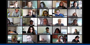 Imatge de la trobada virtual de la Comunitat de Recursos Humans