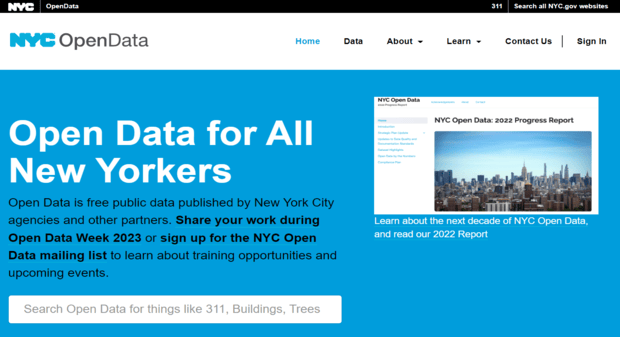 Oficina dades obertes NYC