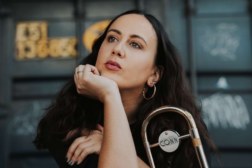 La trombonista Alba Pujals - JazzGranollers