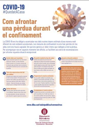 Com afrontar una pèrdua durant el confinament