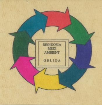 Logotip de la Regidoria de Medi Ambient de Gelida, 1998, Gelida. Arxiu Municipal de Gelida.