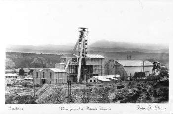 Potasas Ibéricas, mina de Sallent, 1930. Foto J. Llenas. Arxiu Municipal de Sallent.