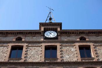 Rellotge de l’edifici. Diputació de Barcelona. Subdirecció d’Imatge Corporativa i Promoció Institucional. Eva Guillamet, 2018
